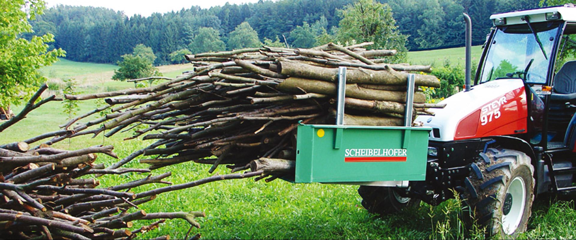 Foto: Kipptransporter mit Steckrungensatz